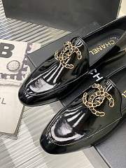 Chanel 19 Shoes Black Shiny 10655 - 3