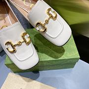 Gucci Horsebit White Shoes 10673 - 4