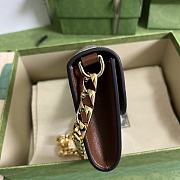 Gucci Horsebit 1955 mini bag in beige and ebony GG Supreme - 6