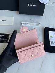 CC Wallet Light Pink Grained Leather 1915 - 4