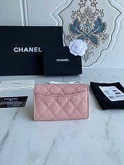 CC Wallet Light Pink Grained Leather 1915 - 3