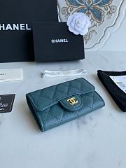 CC Wallet Mallard Green Grained Leather - 6