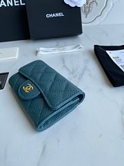 CC Wallet Mallard Green Grained Leather - 2