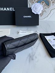CC Wallet Black Grained Leather  1910 - 3