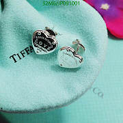 Tiffany & CO Earrings Heart Silver 5811 - 6