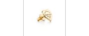 Tiffany & CO Earrings Heart Gold 5808 - 2