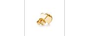 Tiffany & CO Earrings Heart Gold 5808 - 3