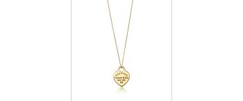 Tiffany & CO Heart Tag Pendant Gold 5784