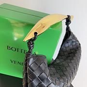 Bottega Veneta Sardine 36 Top Handle Bag Black - 4