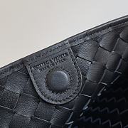 Bottega Veneta Sardine 36 Top Handle Bag Black - 6