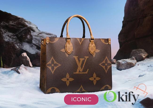 LV M45321 ONTHEGO MM Reverse  Monogram Brown 35cm - 1