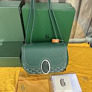 Goyard Goyardine 25 Green Shoulder Bag - 1