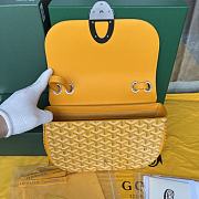 Goyard Goyardine 25 Yellow Shoulder Bag - 5