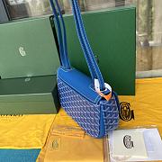 Goyard Goyardine 25 Blue Shoulder Bag - 5