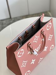 LV Onthego MM 35 Rose Pink Monogram Empreinte  - 4