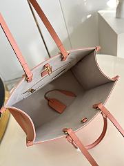 LV Onthego MM 35 Rose Pink Monogram Empreinte  - 3