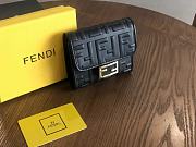 Fendi FF Wallet Black Leather  - 6