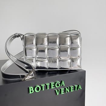 Bottega Veneta Padded Cassette Silver