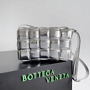 Bottega Veneta Padded Cassette Silver - 3