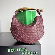 Bottega Veneta Sardine 36 Top Handle Bag Wine Red 10778 - 3