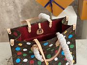 LV x YK OnTheGo MM 35 Bag Monogram Canvas 3D Painted Dots print - 5