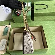 Gucci Ophidia GG small handbag in beige and ebony Supreme - 2