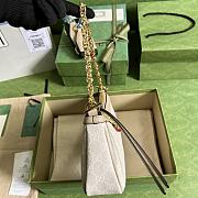 Gucci Ophidia GG small handbag in beige and white Supreme - 2