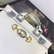 Gucci Zumi Grainy White 27 Top Handle Bag 569712 - 5