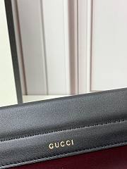 Gucci Zumi Grainy Black 27 Top Handle Bag 569712 - 3