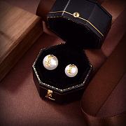YSL earring gold with pearl - 1