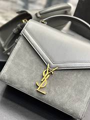 YSL Cassandra mini handbag gray - 4
