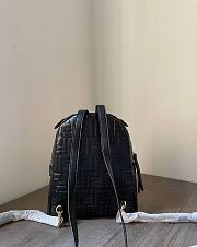Fendi Mini Backpack FF Black Lambskin 25 - 4