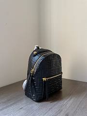 Fendi Mini Backpack FF Black Lambskin 25 - 3