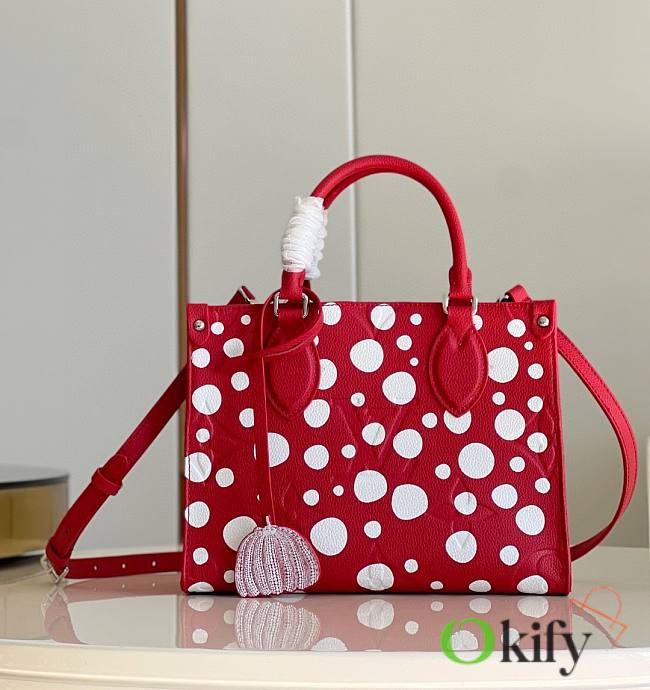 LV x YK Onthego PM Red and white - 1