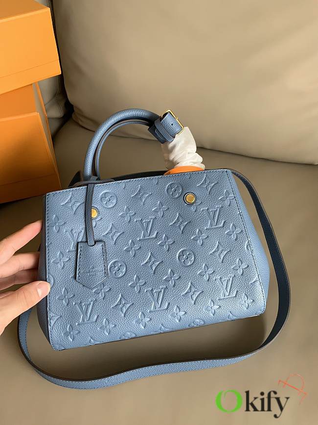 Louis Vuitton Montaigne PM 29 Blue - 1