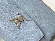 LV Lockme Ever Handbag 28 Blue Leather - 2