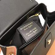 Burberry Camberley House Check Small Leather Satchel  - 2