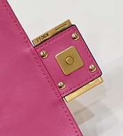 Fendi Baguette Small 19 FF Pink Lambskin 0191S - 4