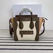 Celine Leather Micro Luggage Trio Color Z1059 20cm - 1