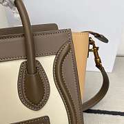 Celine Leather Micro Luggage Trio Color Z1059 20cm - 4