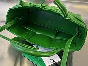 Bottega Veneta Mini Arco 26 Tote Bag Green Calfskin - 3