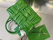 Bottega Veneta Mini Arco 26 Tote Bag Green Calfskin - 5