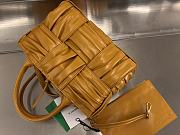 Bottega Veneta Mini Arco 26 Tote Bag Yellow Calfskin - 4