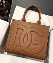 D&G Shopping Bag Brown Leather 1892 - 1