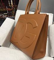 D&G Shopping Bag Brown Leather 1892 - 3