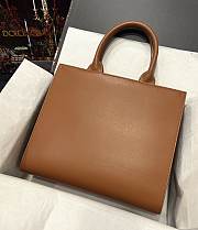 D&G Shopping Bag Brown Leather 1892 - 4