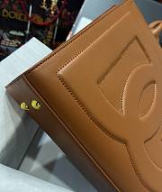 D&G Shopping Bag Brown Leather 1892 - 5
