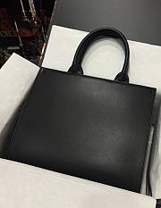 D&G Shopping Bag Black Leather 1891 - 5