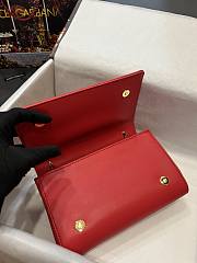 D&G Girls Shoulder Bag Red Nappa 1880 - 6