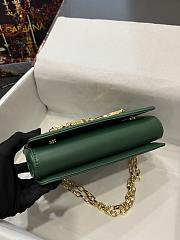 D&G Girls Shoulder Bag Green Nappa 1879 - 2